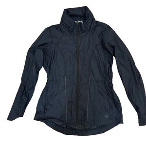 Athleta Navy Lightweight Jacket w/ Hood - Size S